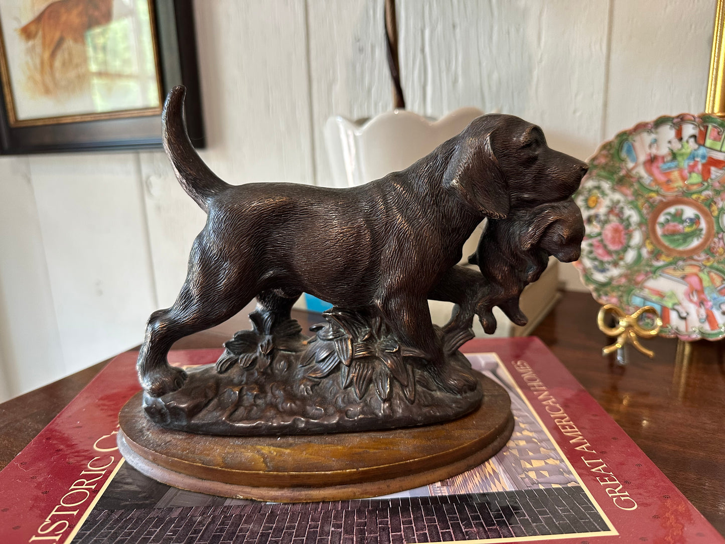 Hunting Dog Statue