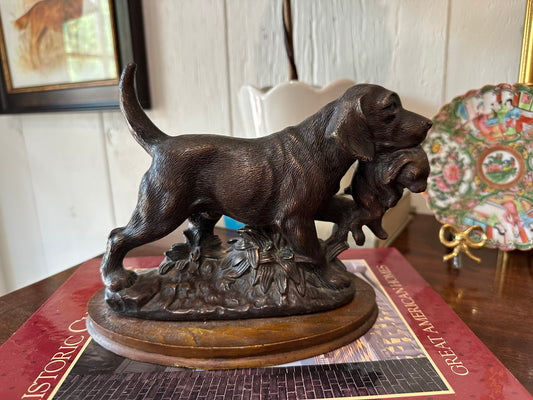 Hunting Dog Statue