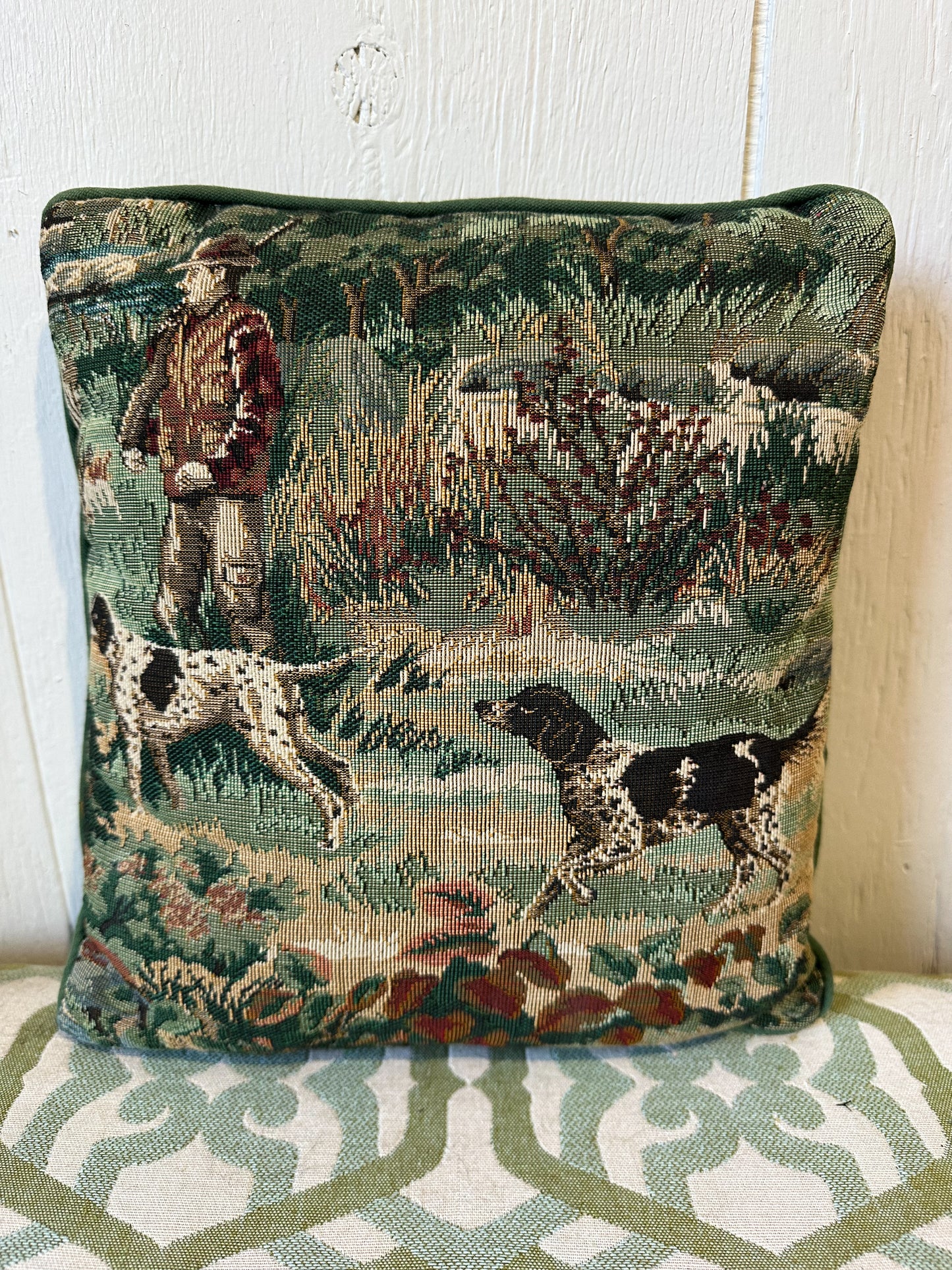 Stitched Hunt Pillow