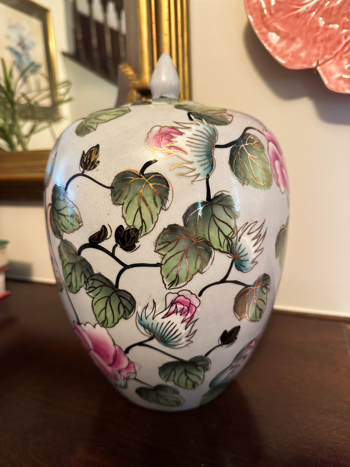 Floral Temple Jar