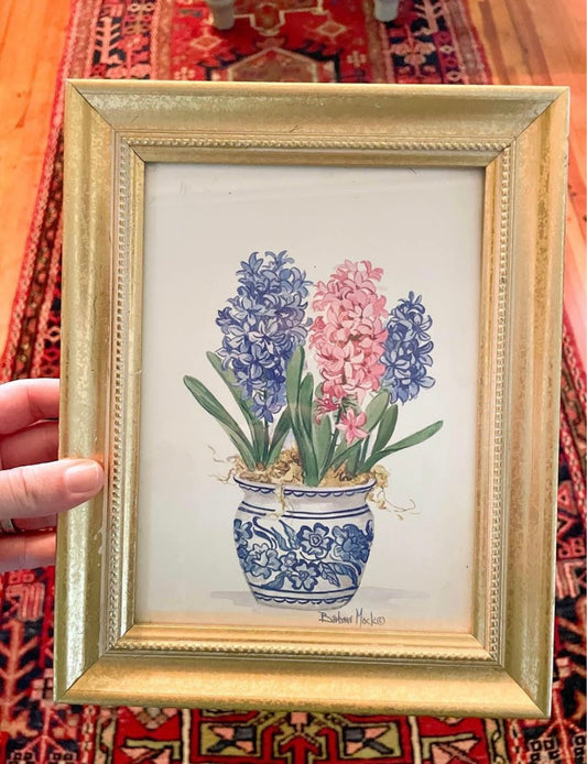 Framed Flower Print