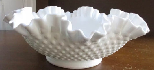 Hobnail Fenton Bowl