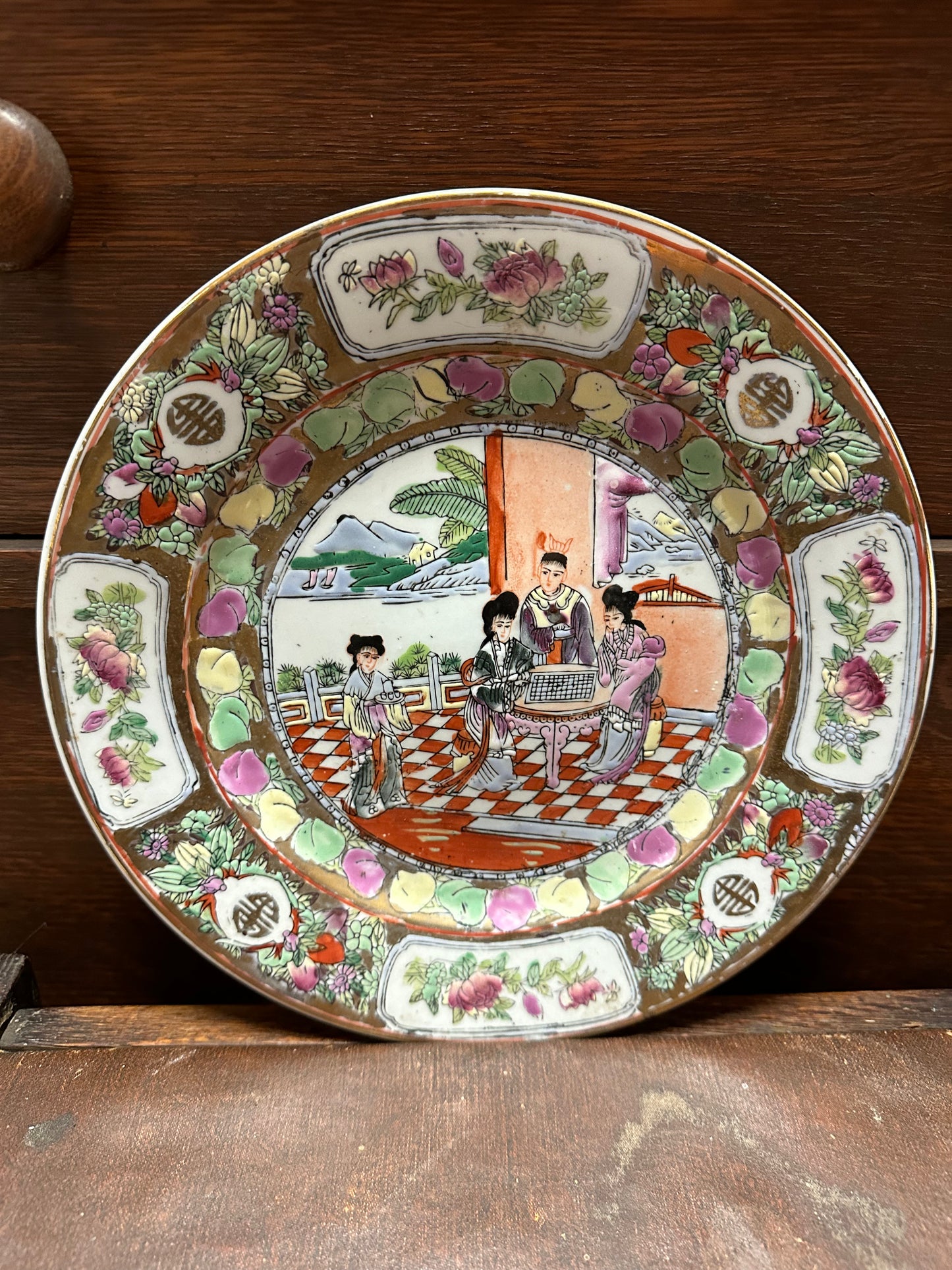 Rose Famille Plate